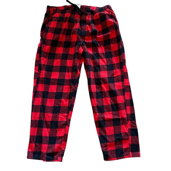 Lapasa Buffalo Check Flannel Red Pajama Pants Mens Size XXLarge Sleepwear Lounge - Picture 1 of 7